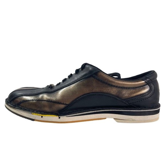 Men's Dexter Bowling Shoes Black/Copper Size 14 B775-1 - Picture 4 of 13